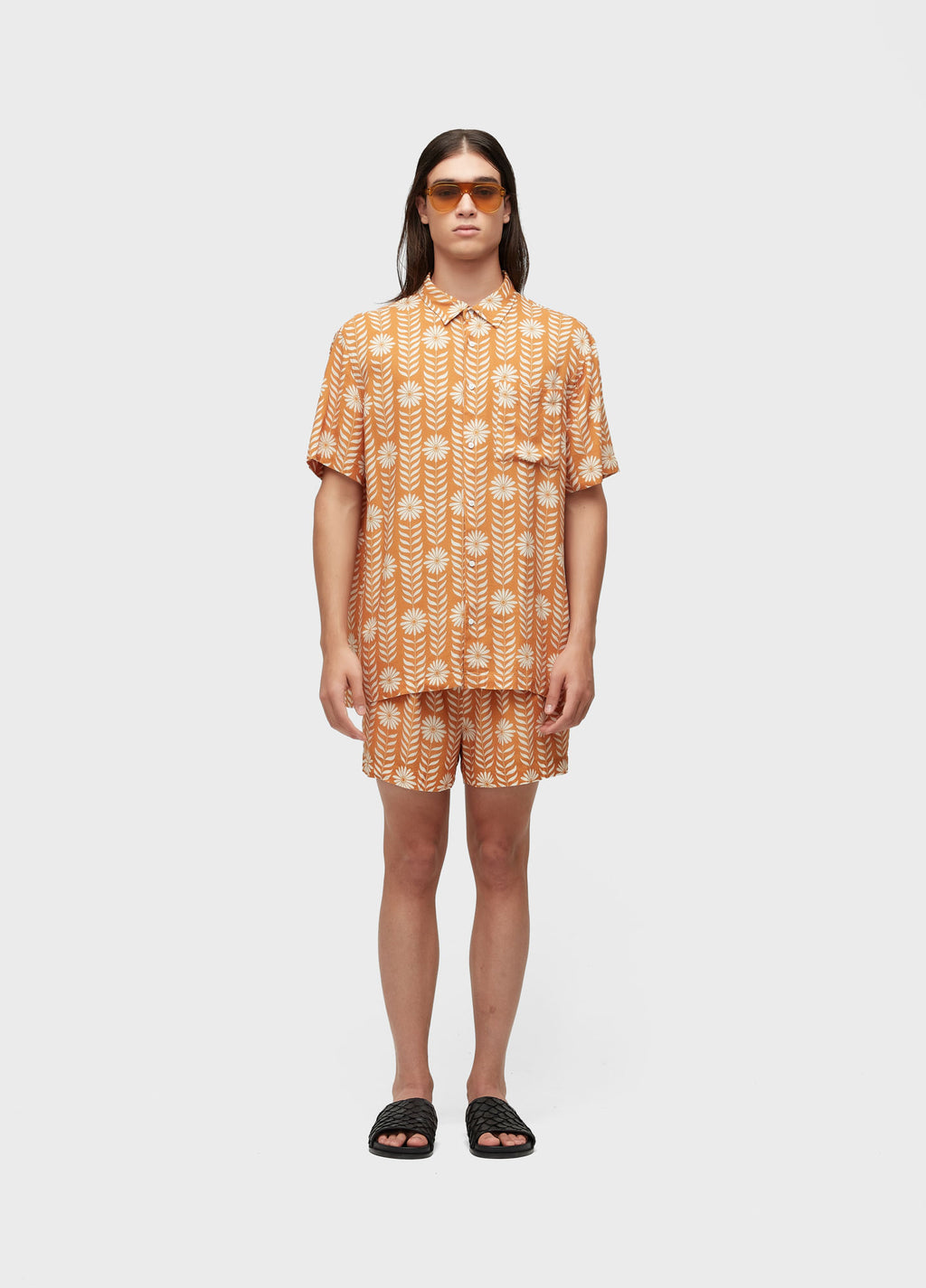 Short PJ Daisy Amarelo/Off-White – Osklen – foto 1