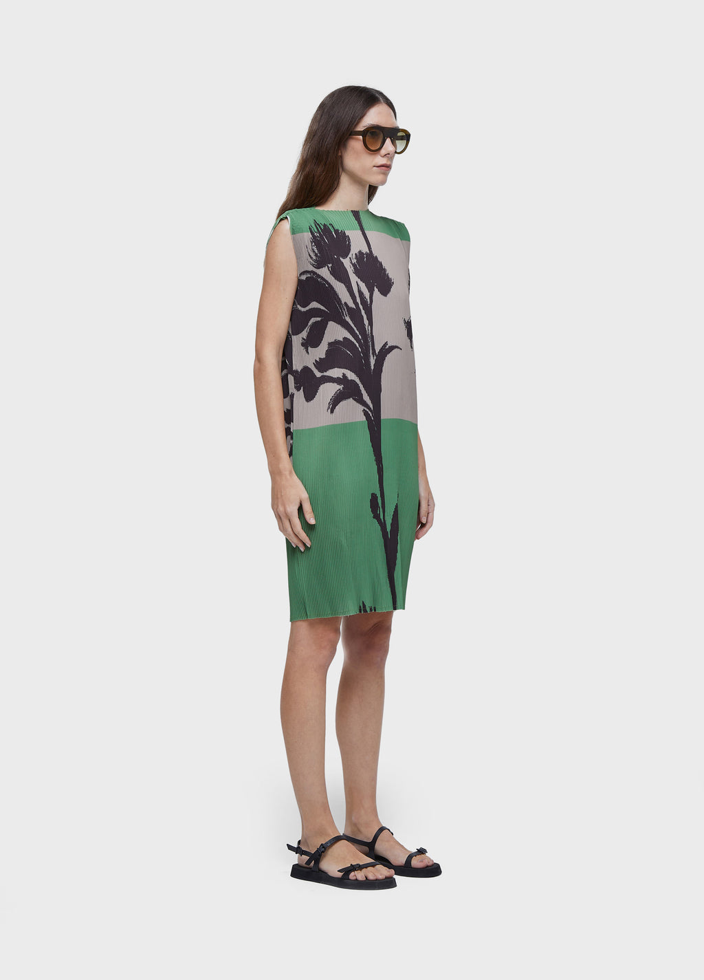 NIPO PLEATED SHORT DRESS