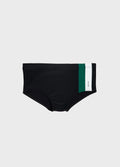 COLOR BAND SWIM TRUNKS