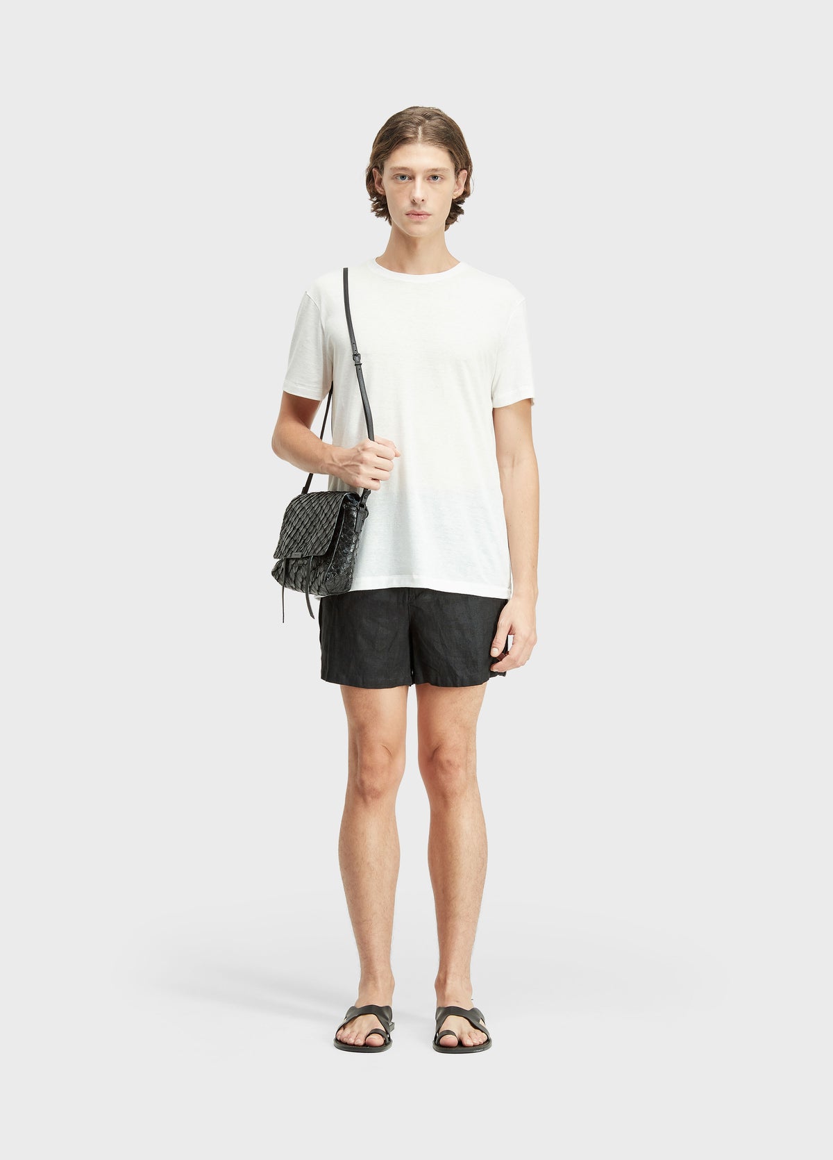 SHORT BRITT PRANCHÃO PLEATS LINEN