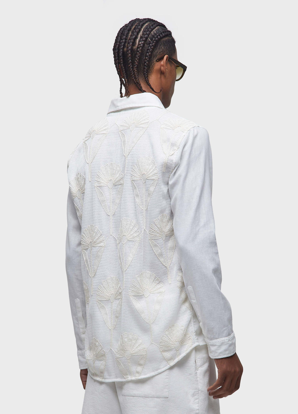 LINEN CANVAS LONG SLEEVE SHIRT