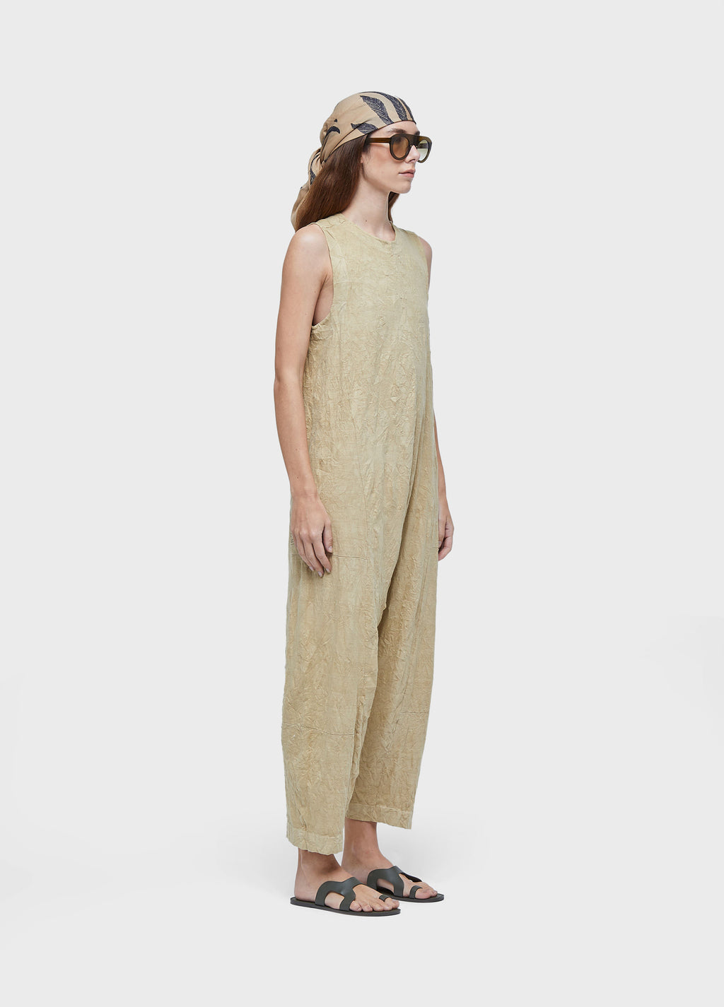 CUTS WRINKLE JUMPSUIT