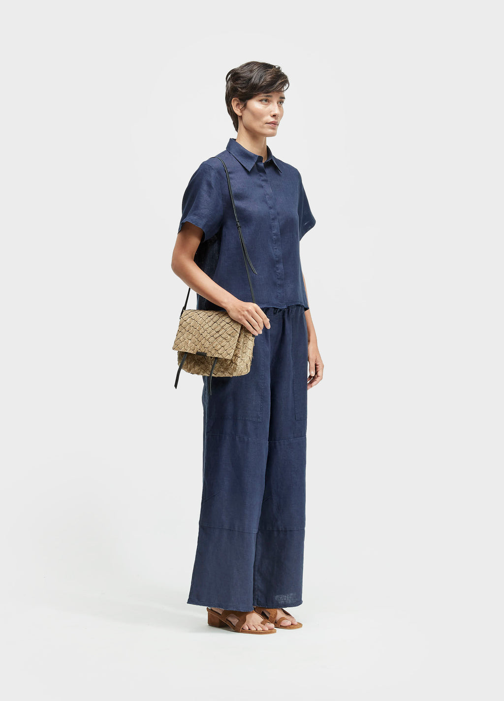 PIRARUCU FLAP SHOULDER BAG