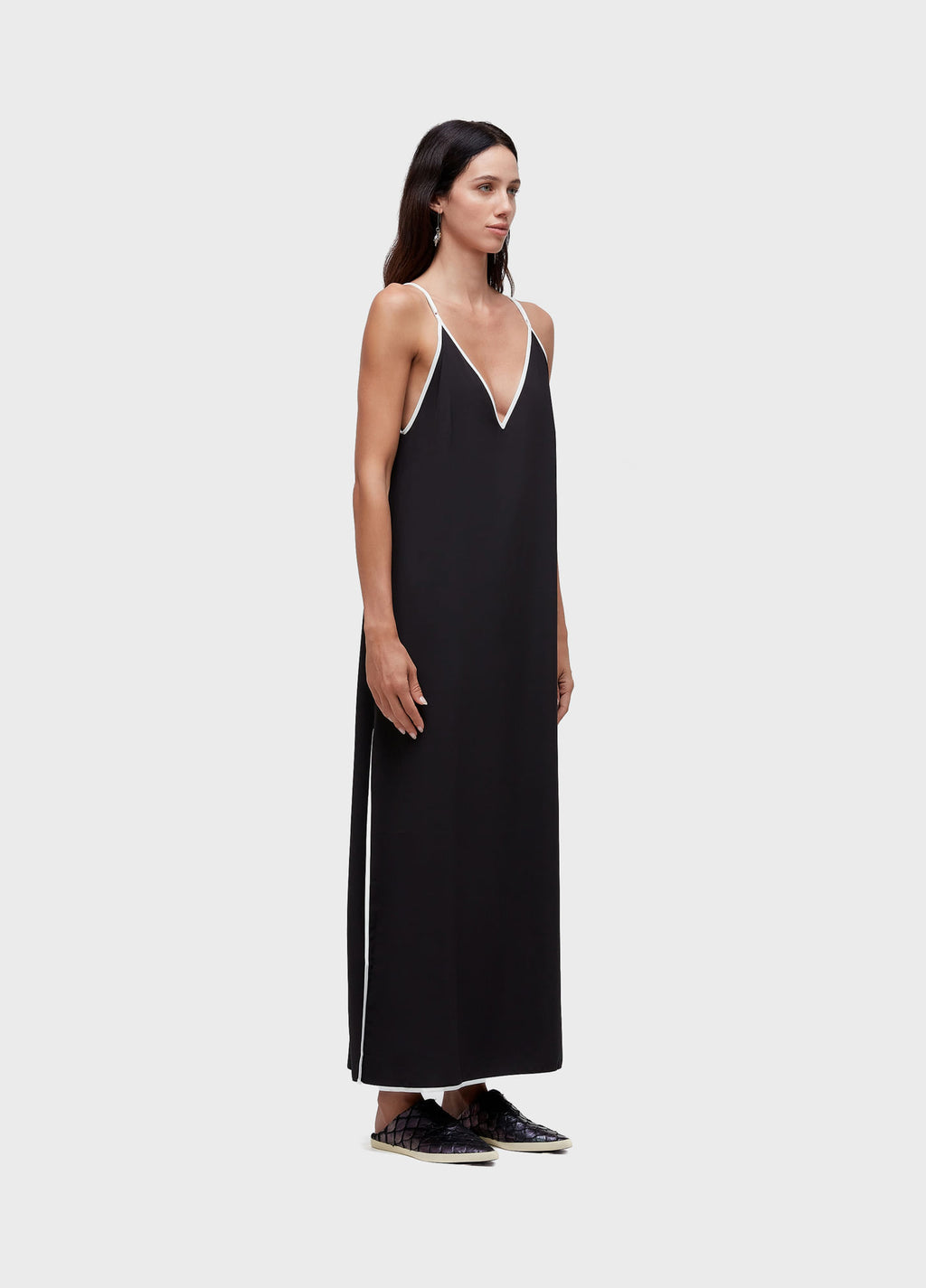 BIAS CUT SUPERLIGHT LONG-STRAP DRESS