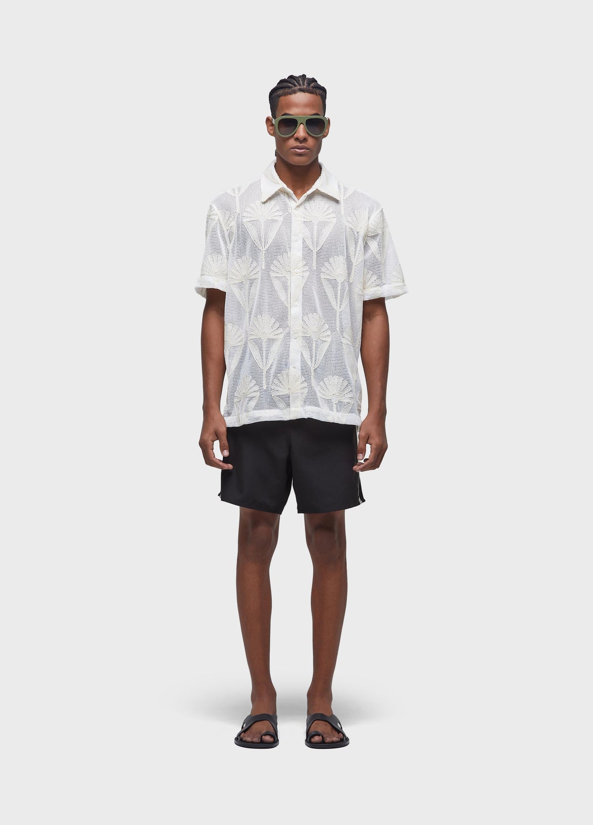 SHORT SLEEVE CANVAS SHIRT
