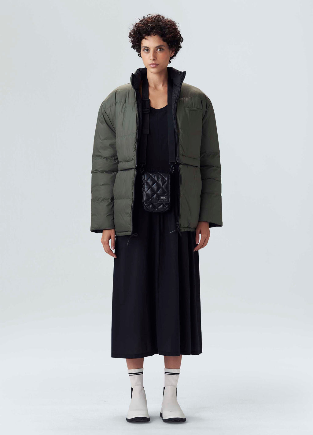 DETACHABLE REVERSIBLE QUILTED COAT