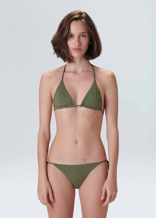 TIE-SIDE BIKINI BOTTOM DOUBLE COLOR