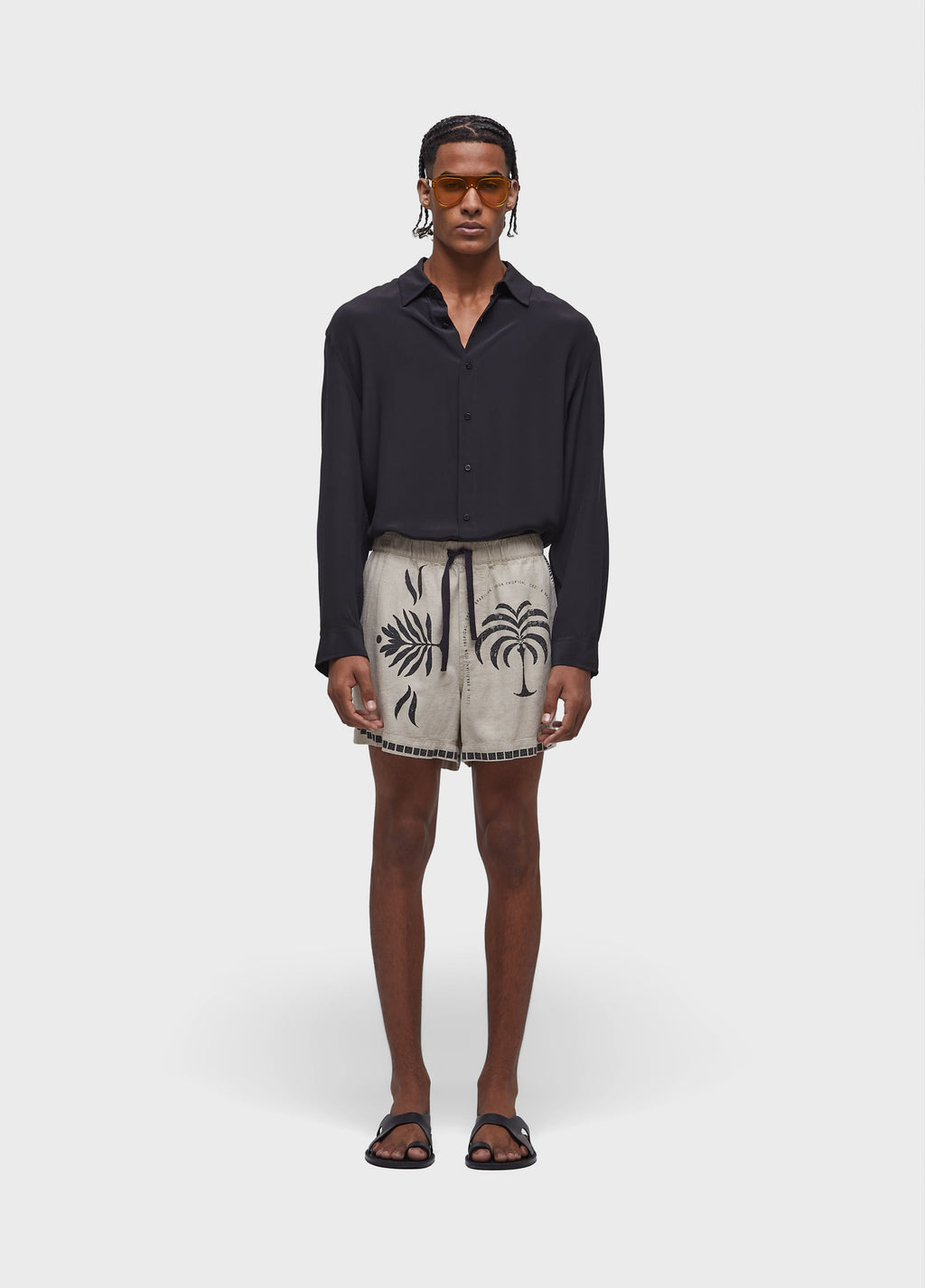 RIO LINEN PAJAMA SHORTS