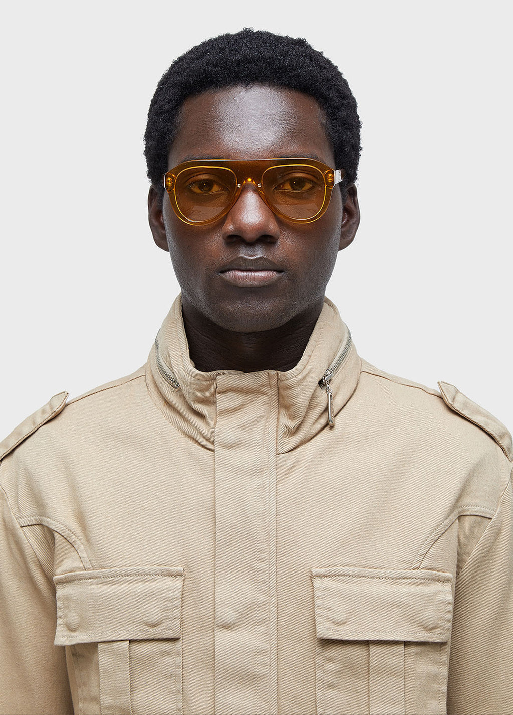 HIGH-COLLAR PARKA WITH POCKETS
