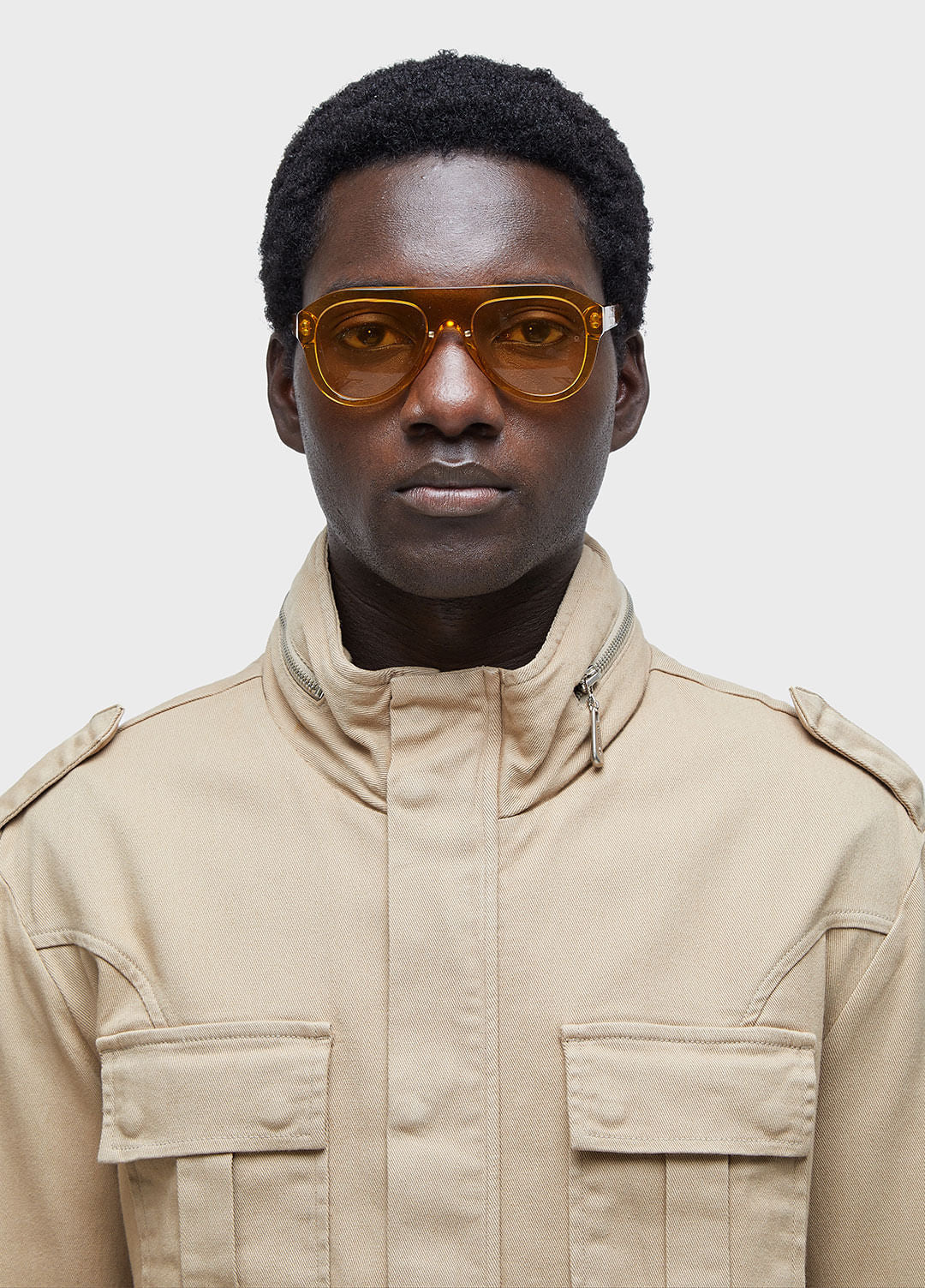 HIGH-COLLAR PARKA WITH POCKETS