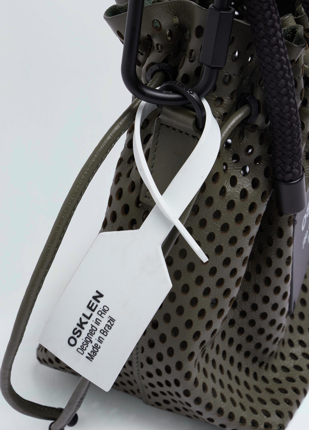 SMALL PERFORATED LEATHER CROSSBODY BAG