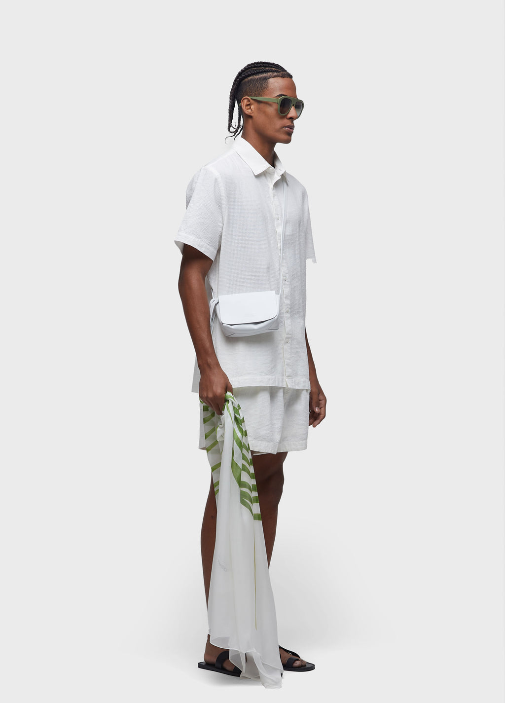 COTTON WEAVE SS SHIRT