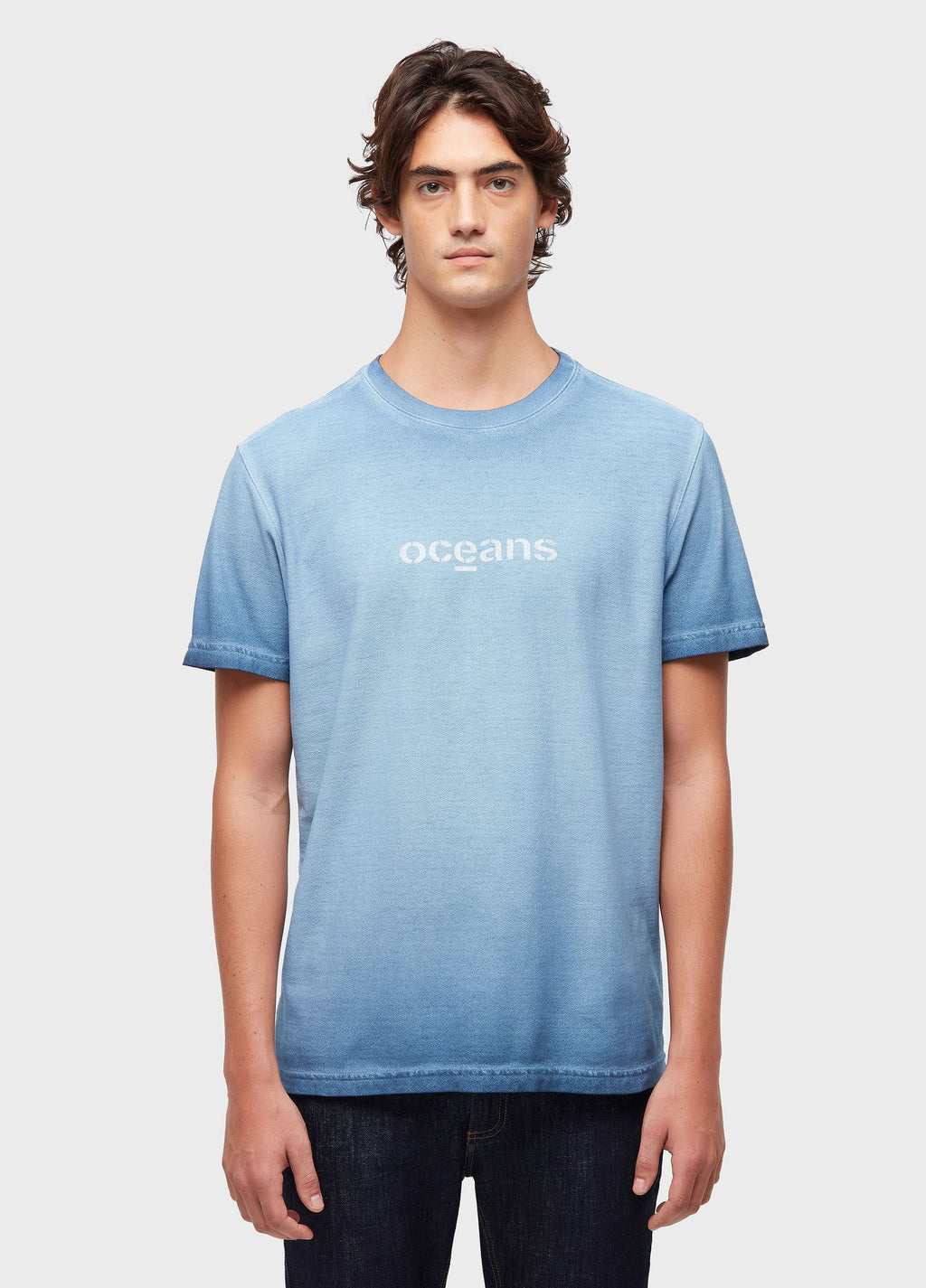 T-Shirt Double Watercolor Oceans MC Azul Atlantico – Osklen – foto 1