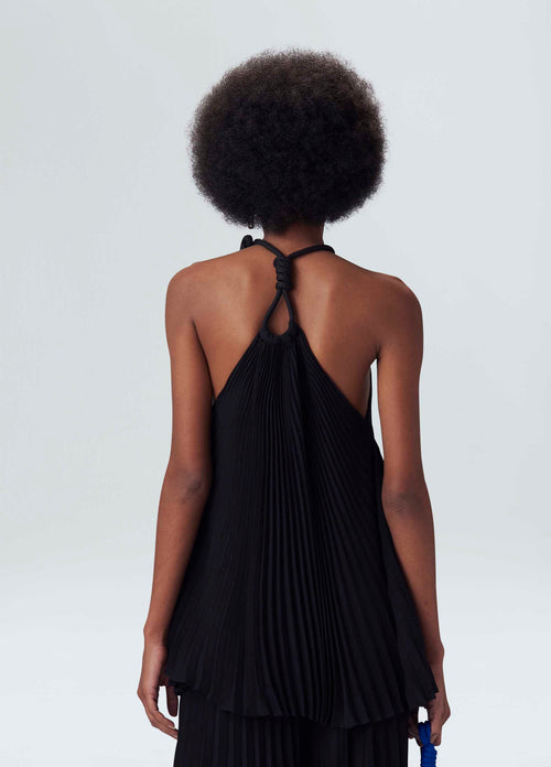 PLEATED BLOUSE