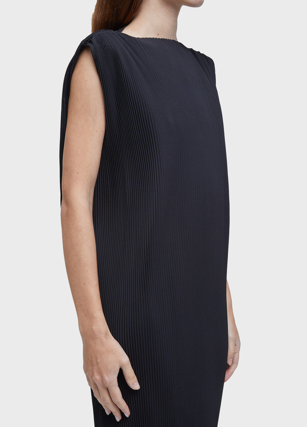 SHORT PLEATED DRESS