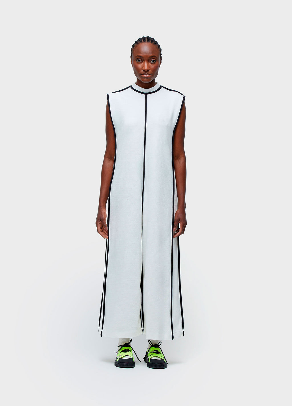 DOUBLE OUTLINE SWEATSHIRT JUMPSUIT