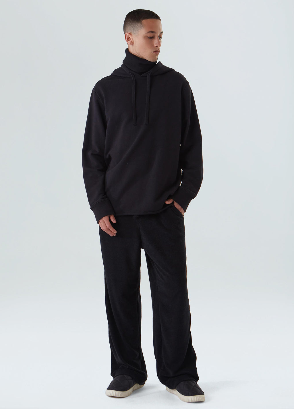 SOLID HIGH NECK SWEATSHIRT ACTUAL