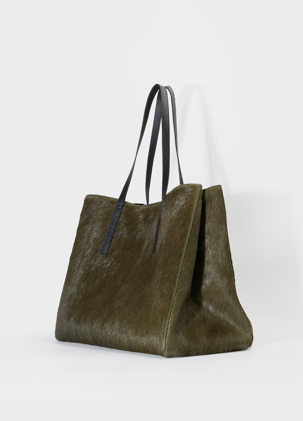 Bolsa Tote Ivy Pelo Forest Preto – Osklen – foto 2