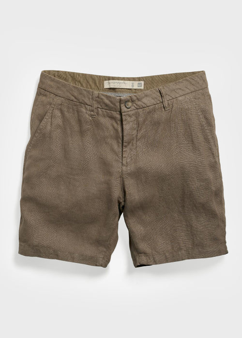 100% LINEN SHORTS