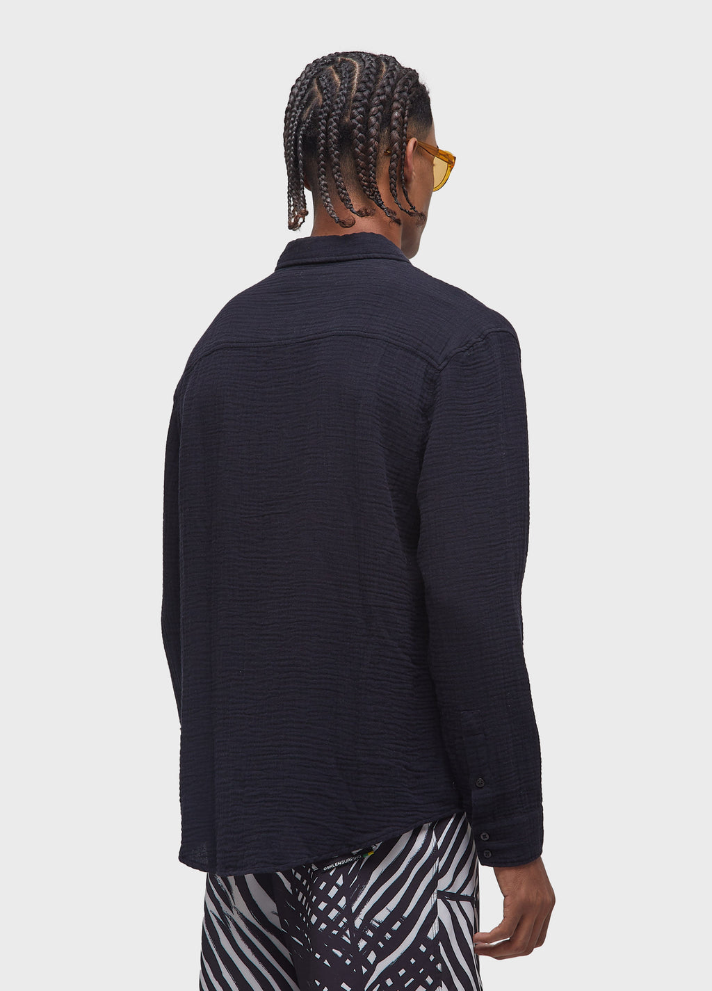 COTTON WAVY LONG-SLEEVED SHIRT