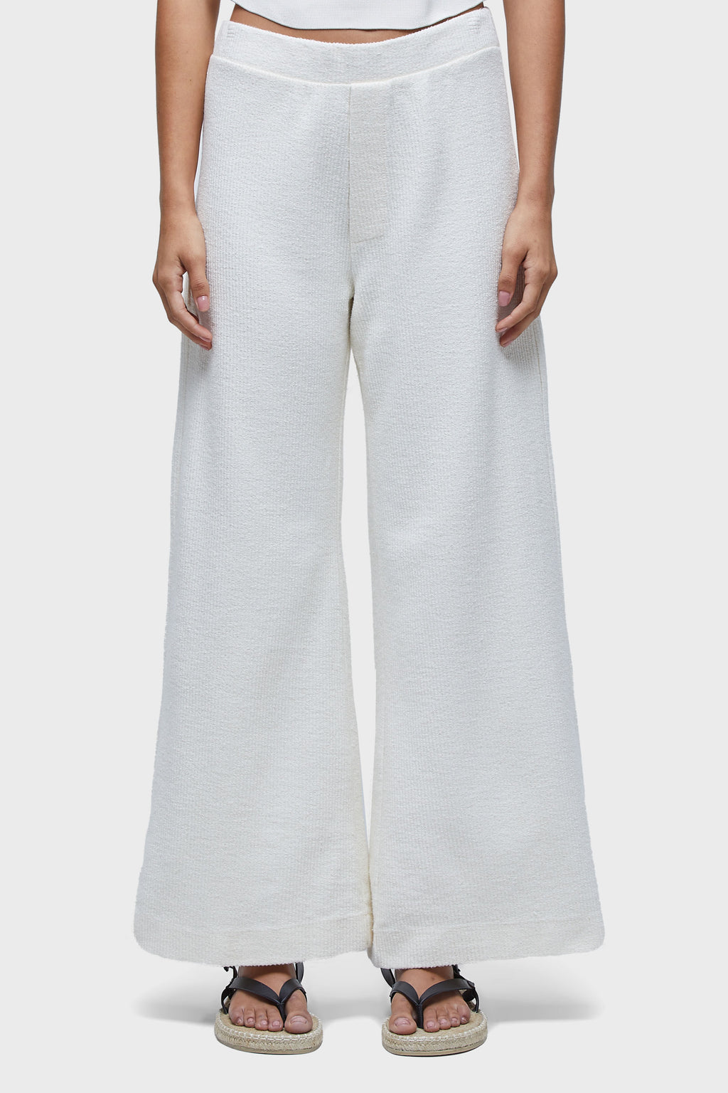 RUSTIC RIBBED KNIT PANTS