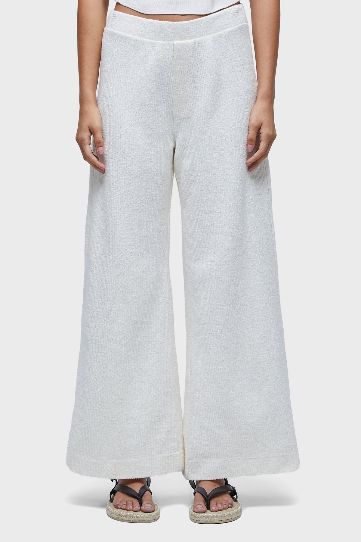 RUSTIC RIBBED KNIT PANTS