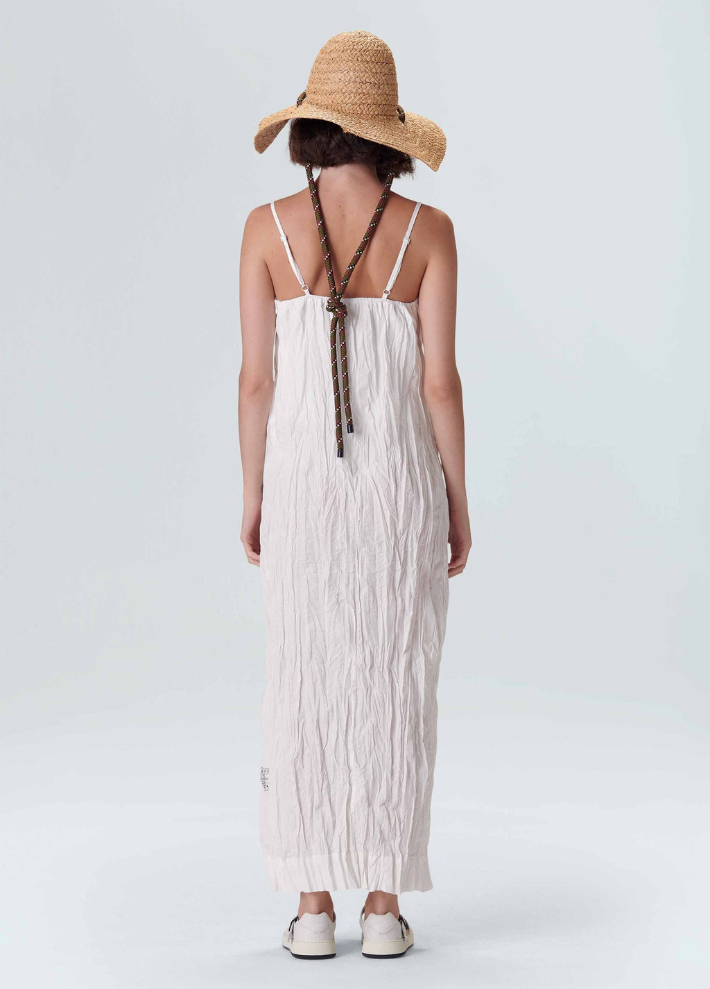 PLEATED MIDI DRESS