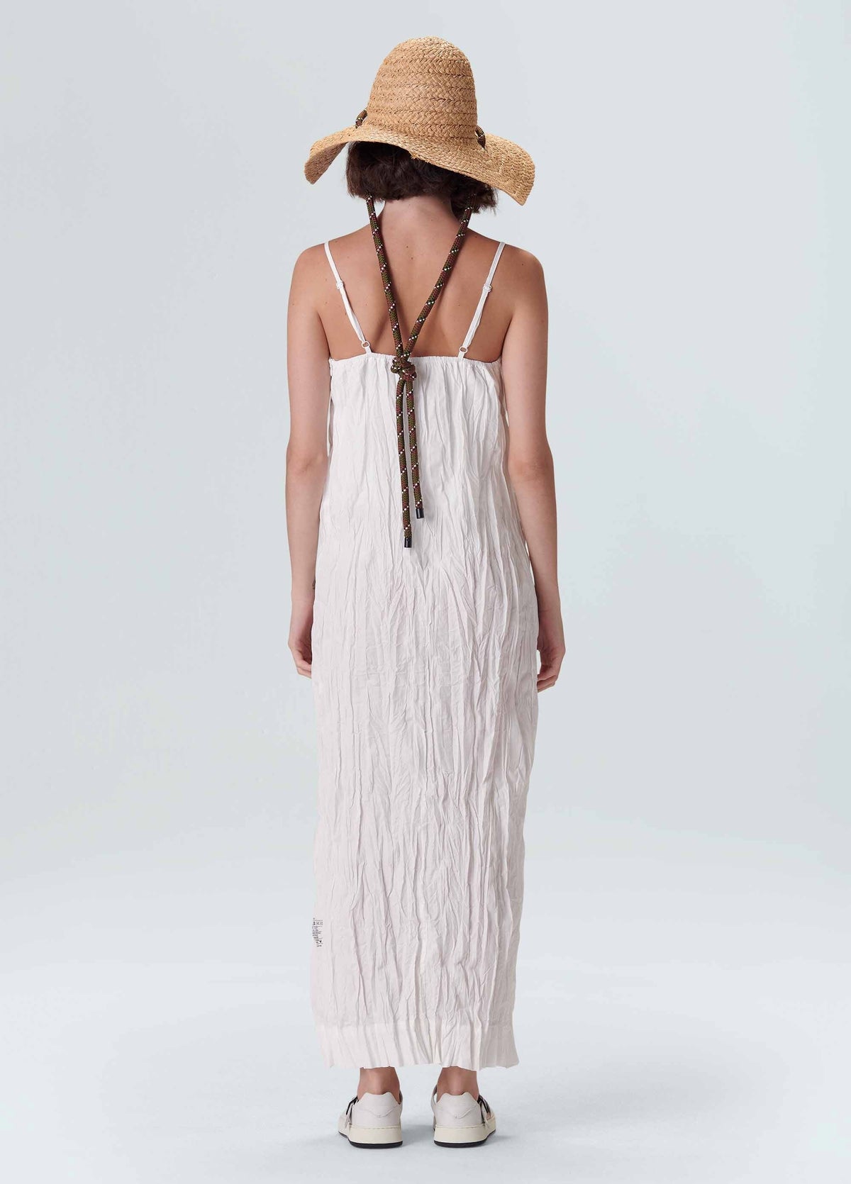 PLEATED MIDI DRESS