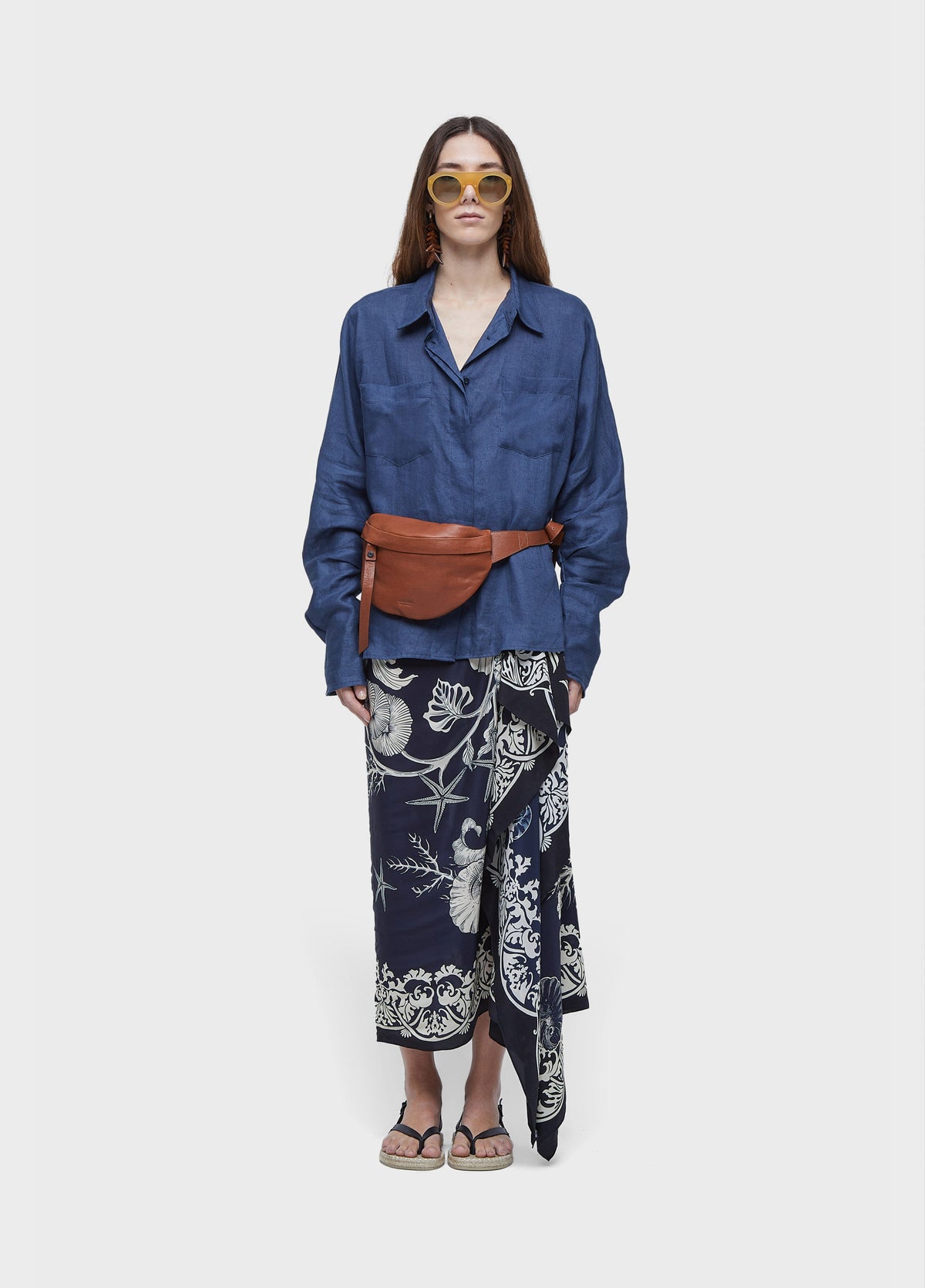 LINEN SHIRT STONE