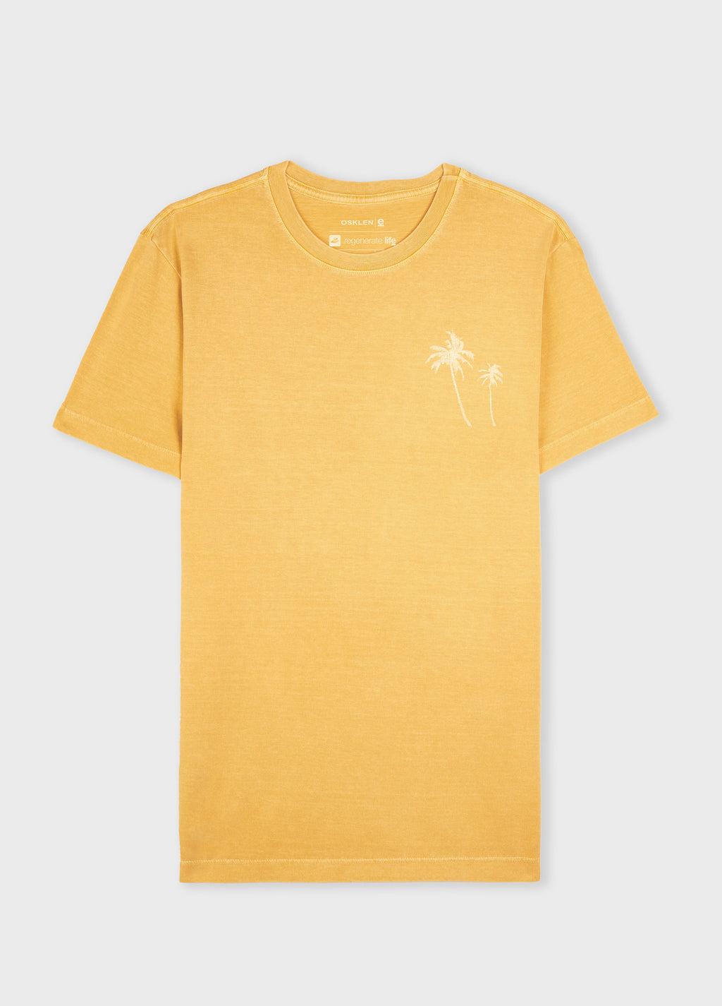SLIM STONE COCONUT TREE GAUZE SHORT SLEEVE T-SHIRT