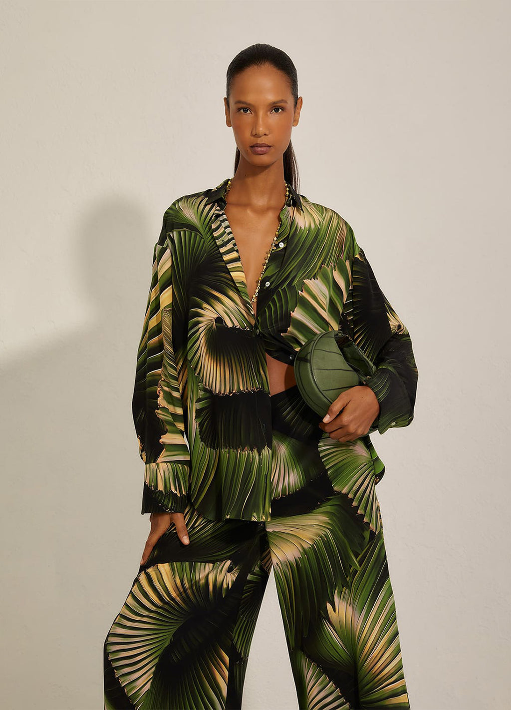 OVERSIZED SILK SHIRT