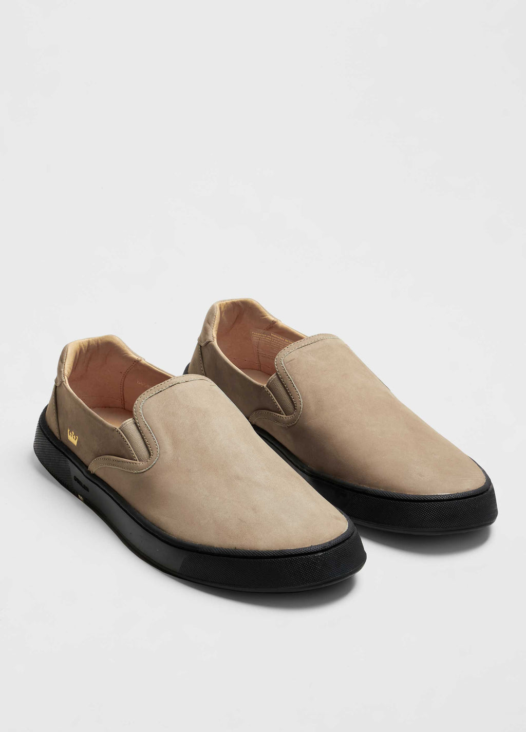 BOSSANOVA NUBUCK BLACK SOLE SNEAKERS M