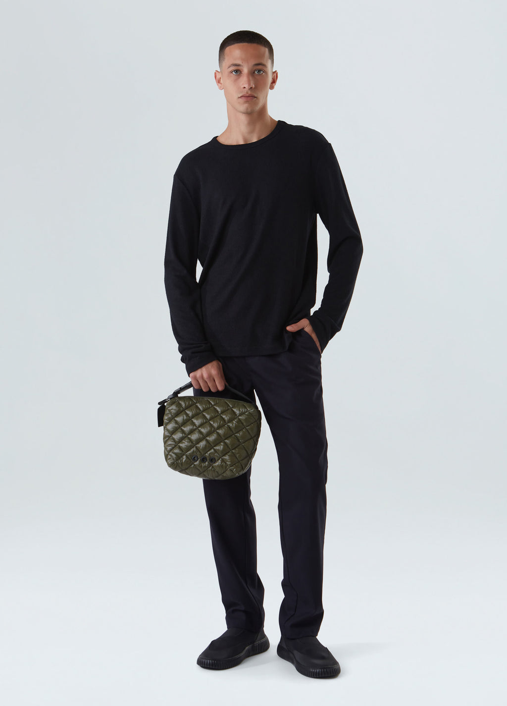 QUILTED WRAP CROSSBODY BAG