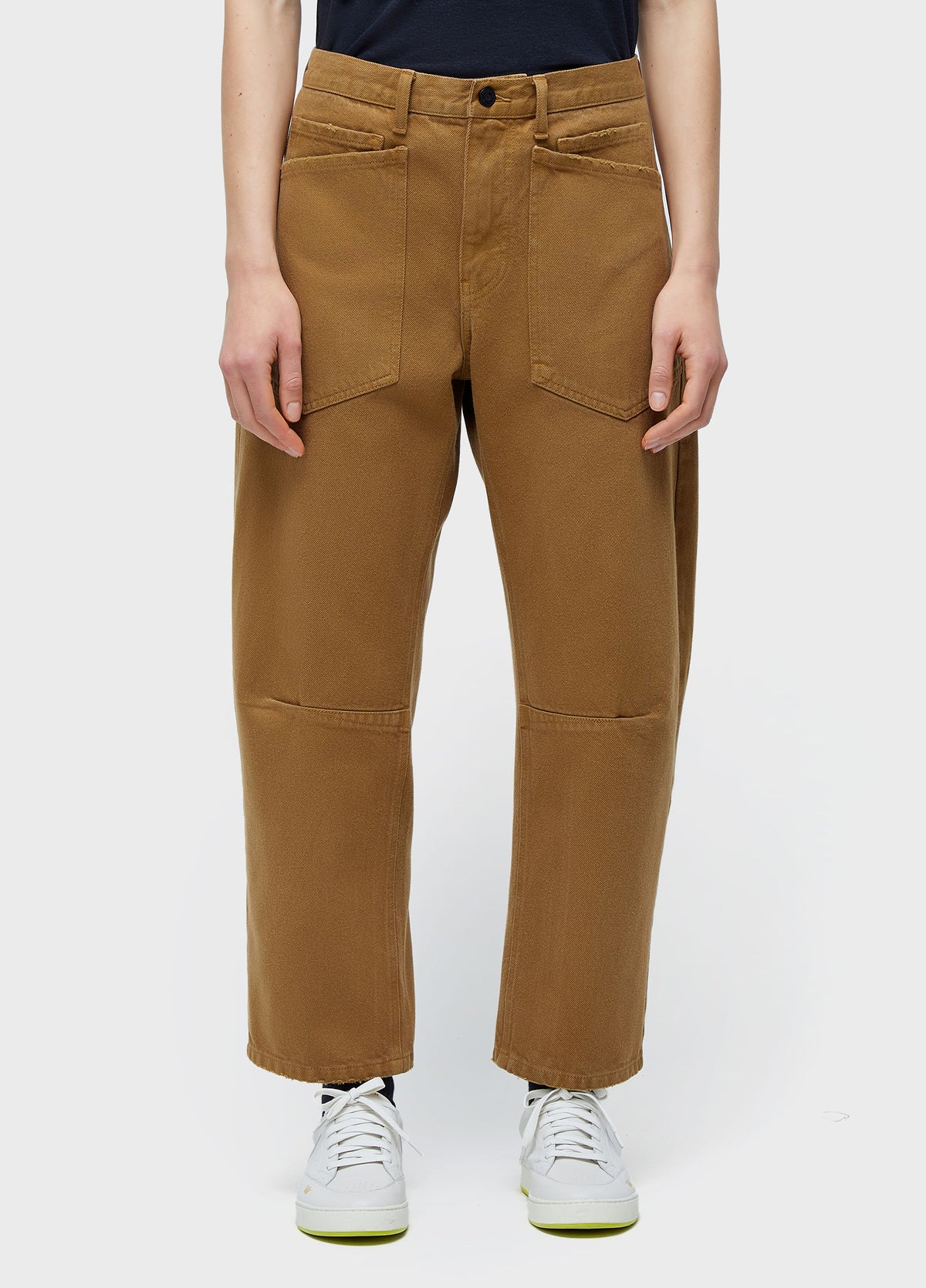 CUT AND SEW COLORBLOCK PANTS