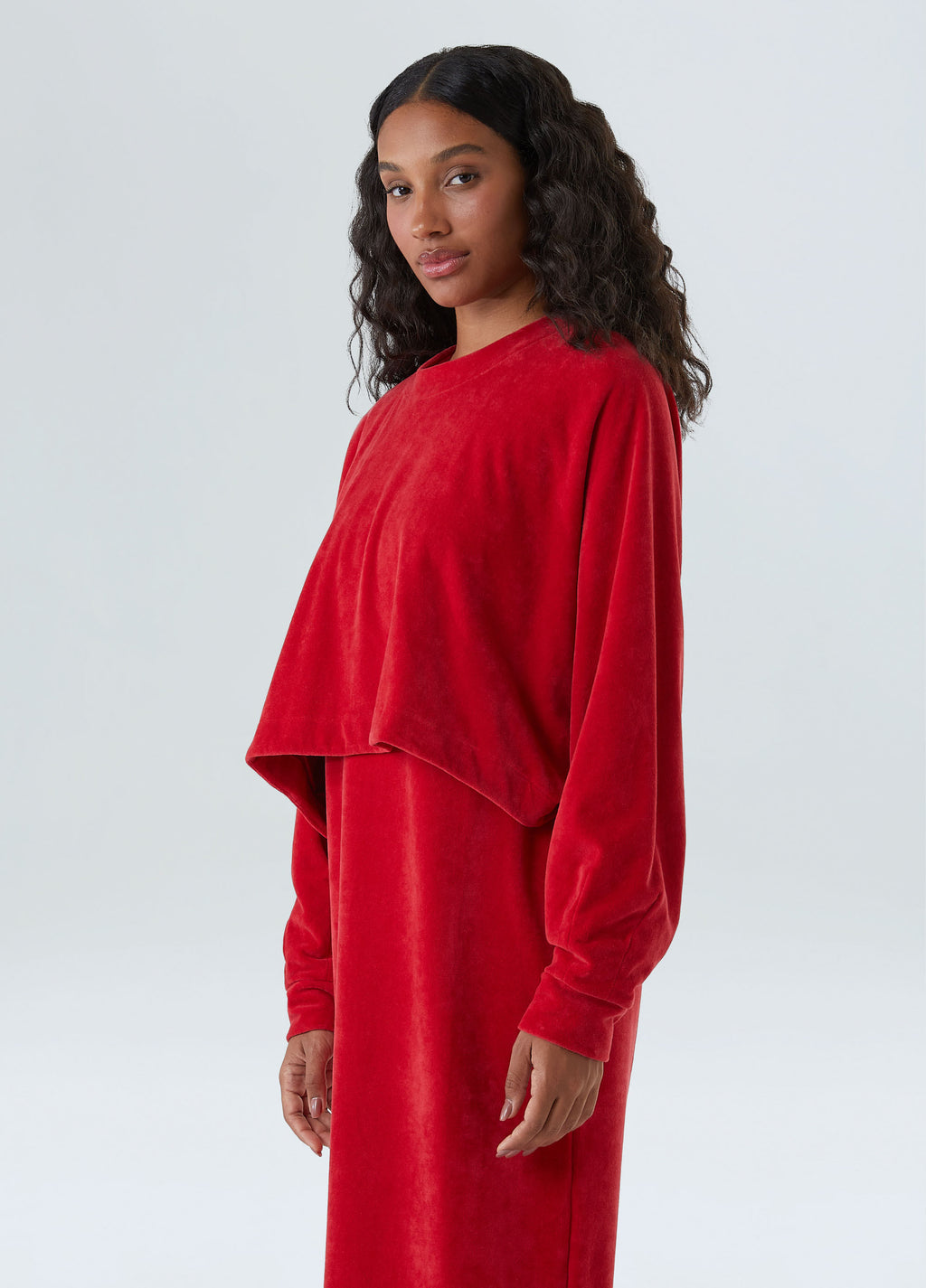 CROPPED PLUSH JACKET