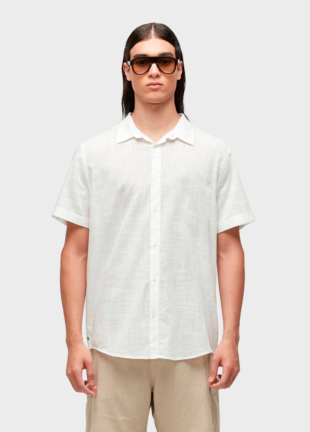 NEW TEXTURE COLOR SS SHIRT