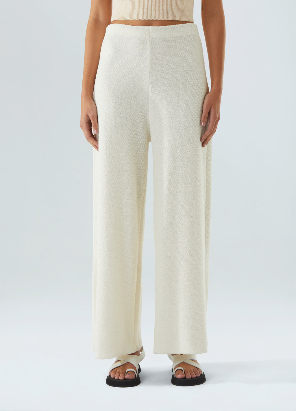 ECO COMFY WIDE-LEG TROUSERS