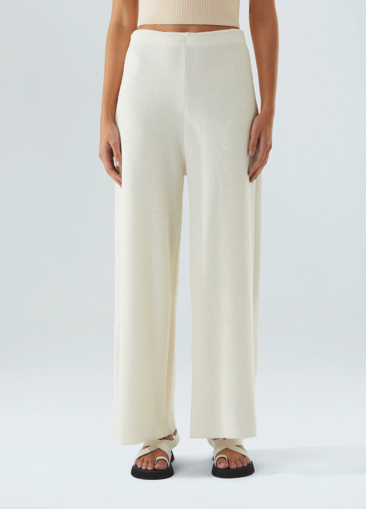 ECO COMFY WIDE-LEG TROUSERS