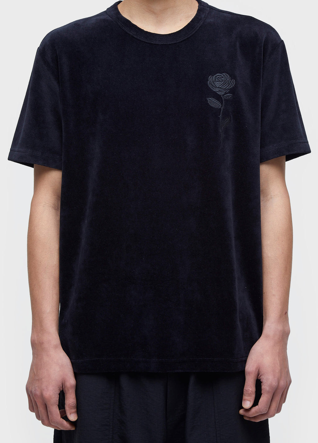 T-SHIRT VELVET ROSE SHORT SLEEVE