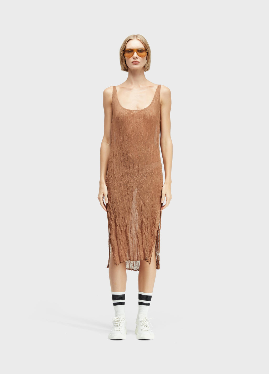 VESTIDO REGATA PLISSÉ DUO