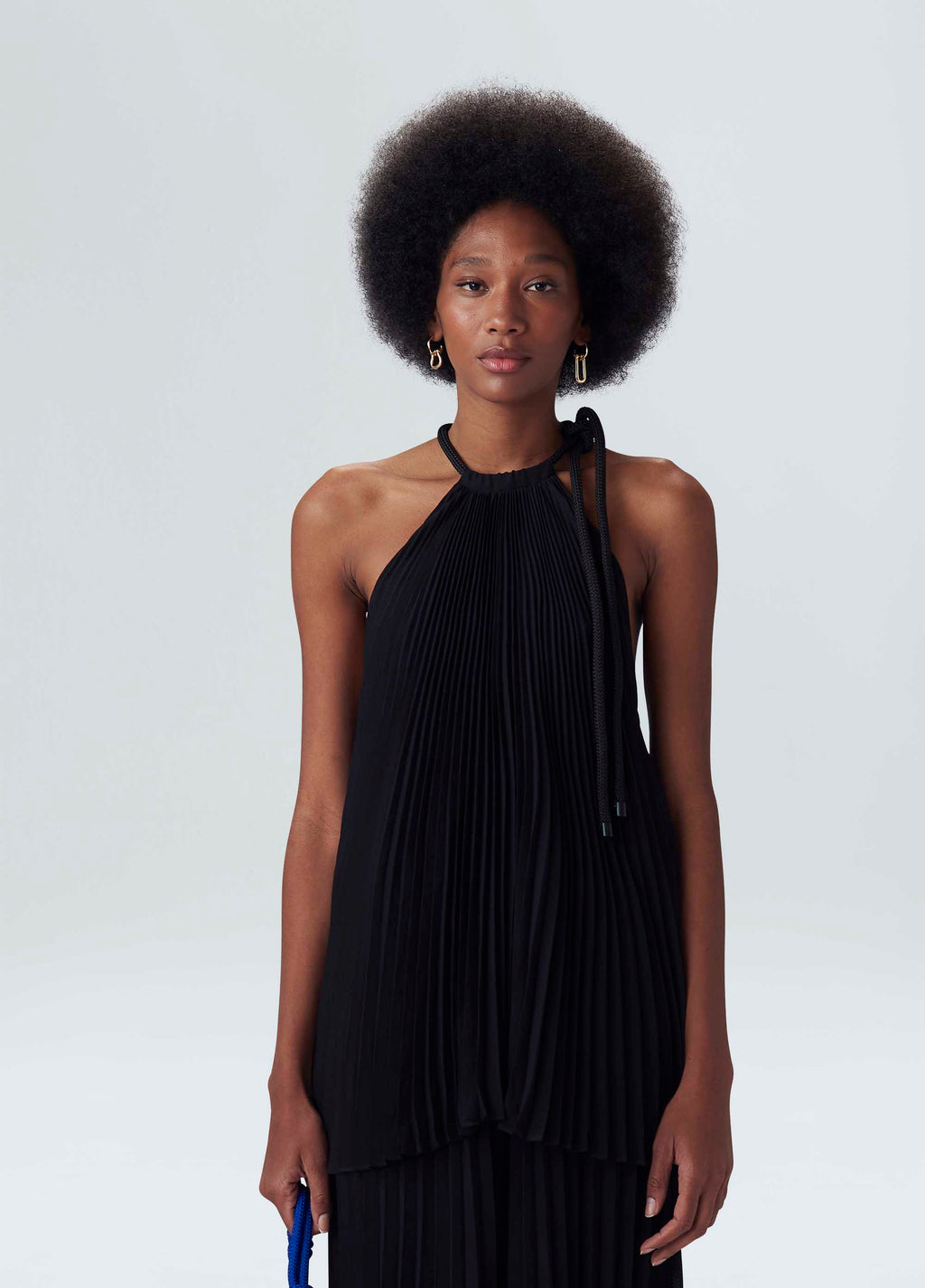 PLEATED BLOUSE