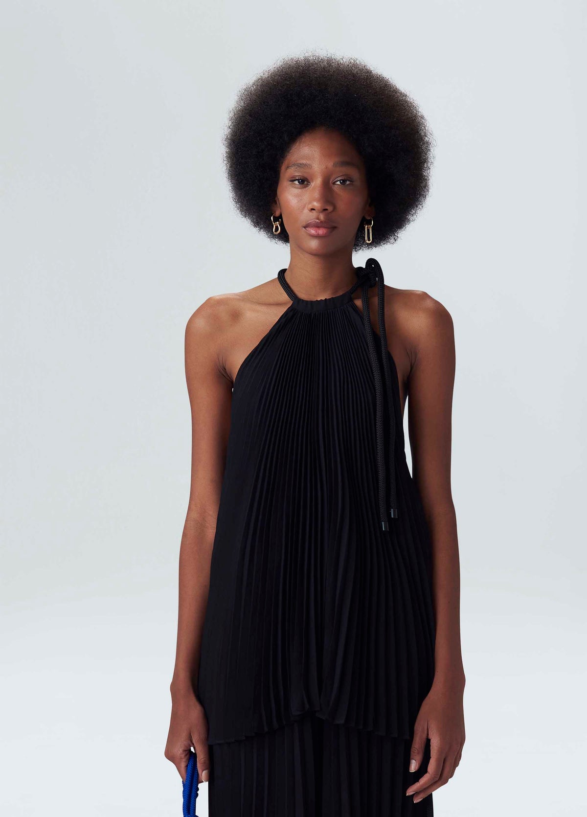 PLEATED BLOUSE