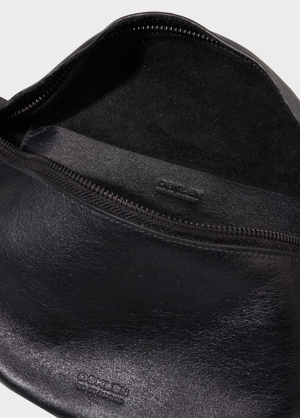 LEATHER E-BASICS WAIST BAG