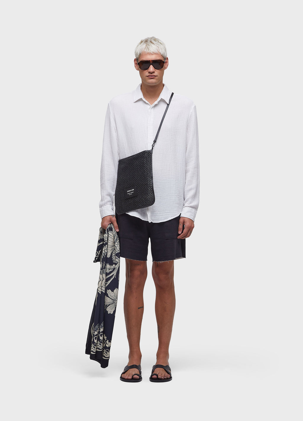 FLAT MESH TOTE BAG
