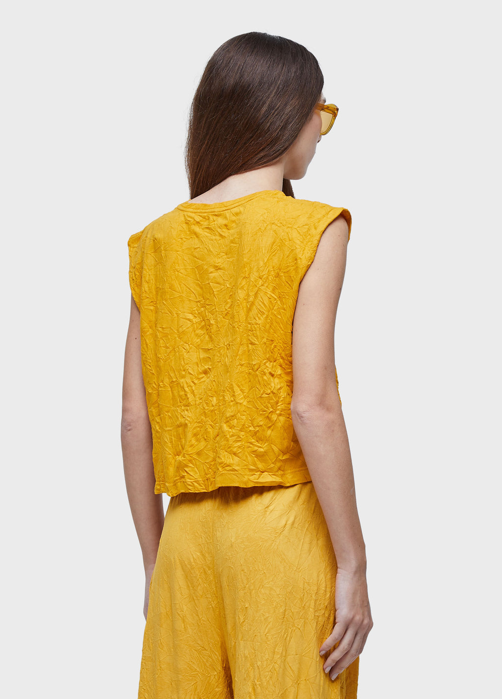 SLEEVELESS CRINKLE COLOR