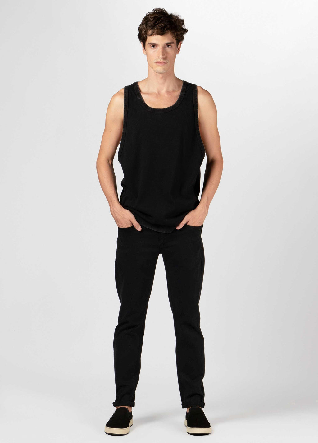 PLAIN COLORED 5-POCKET JEANS
