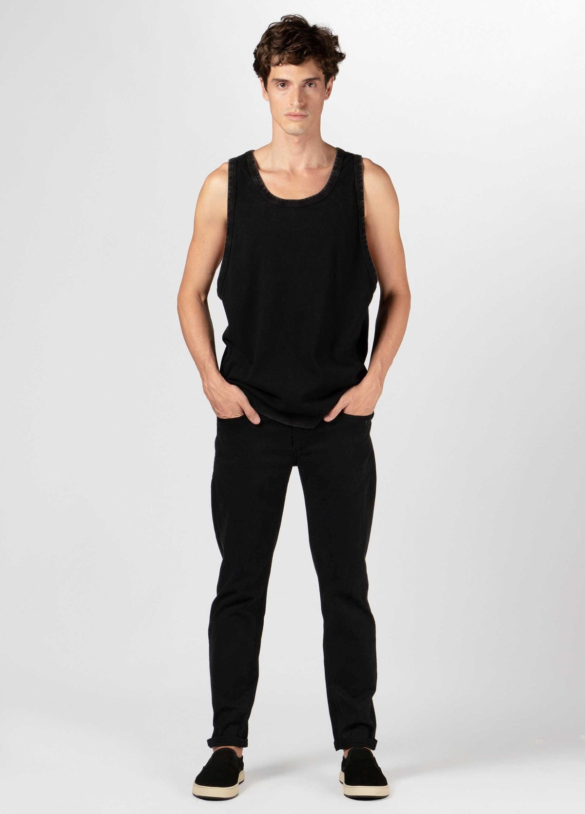 PLAIN COLORED 5-POCKET JEANS