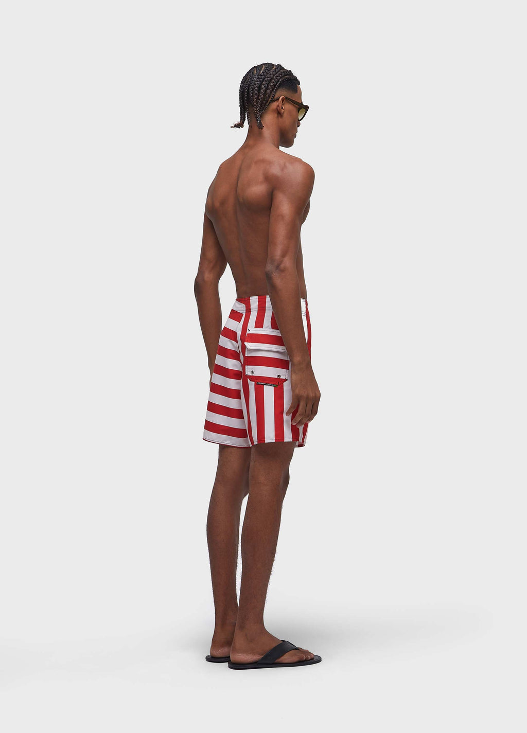 Bermuda Surf Grécia Off-White/Vermelho – Osklen – foto 6