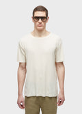 LIGHT RIBBED SHORT SLEEVE T-SHIRT