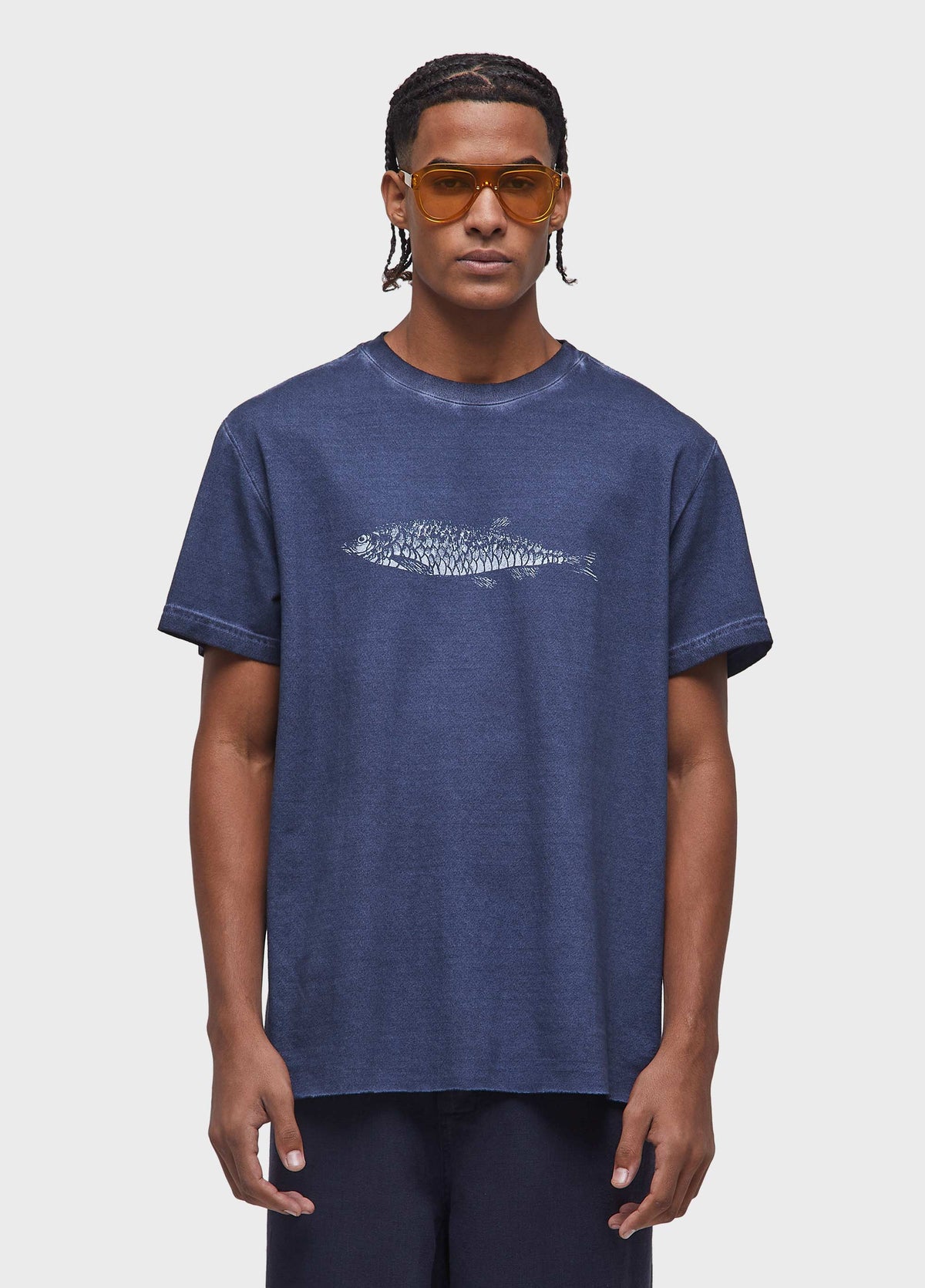 T-SHIRT DOUBLE WATERCOLOR FISH SS